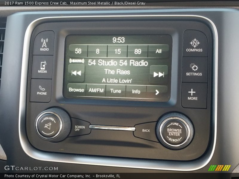 Maximum Steel Metallic / Black/Diesel Gray 2017 Ram 1500 Express Crew Cab