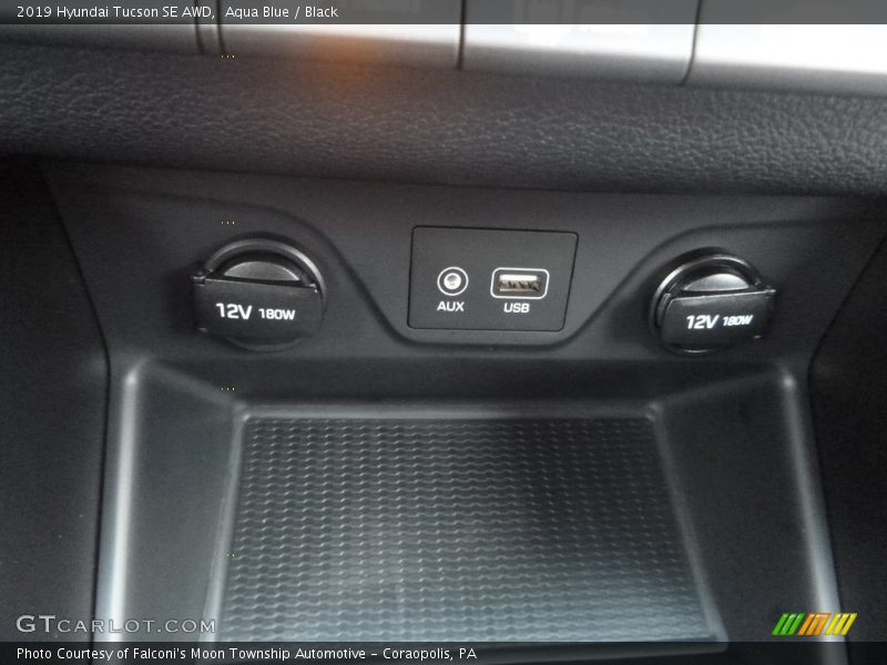 Aqua Blue / Black 2019 Hyundai Tucson SE AWD