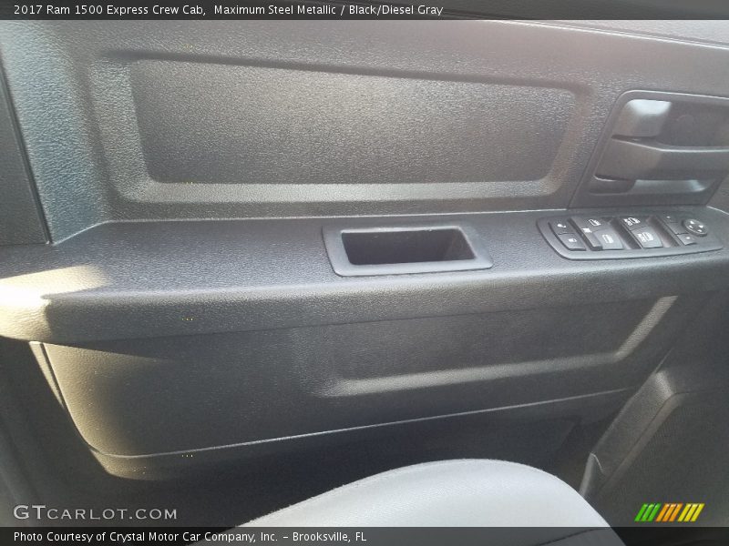 Maximum Steel Metallic / Black/Diesel Gray 2017 Ram 1500 Express Crew Cab