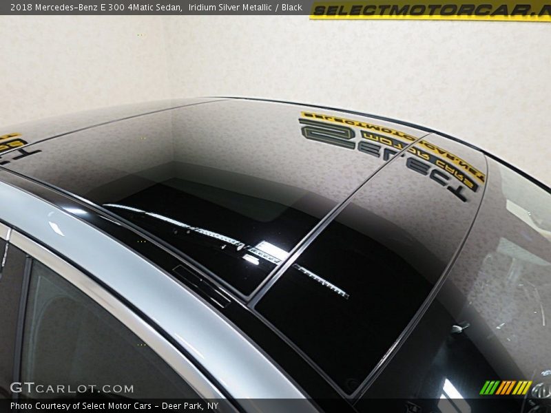 Iridium Silver Metallic / Black 2018 Mercedes-Benz E 300 4Matic Sedan