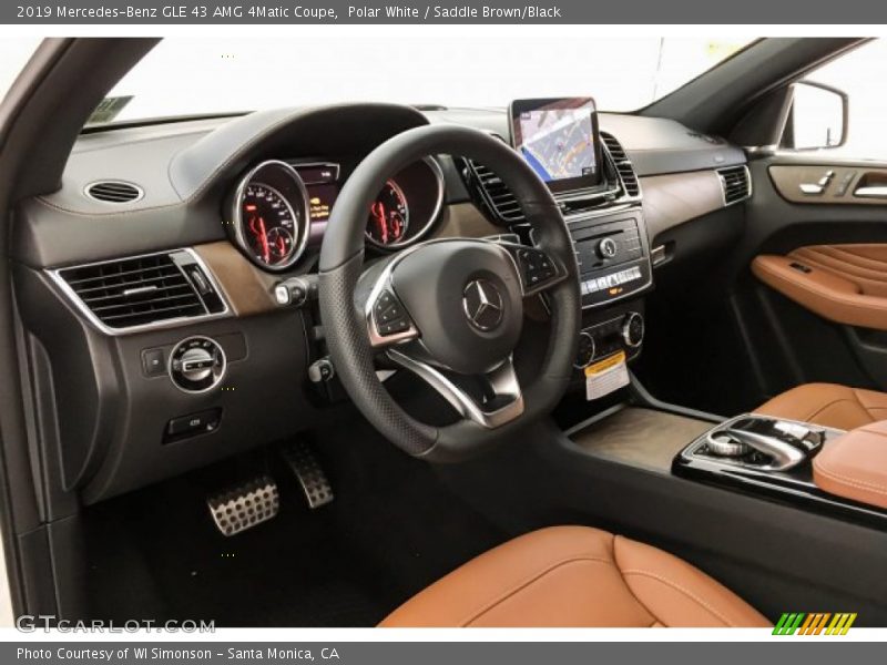 Polar White / Saddle Brown/Black 2019 Mercedes-Benz GLE 43 AMG 4Matic Coupe