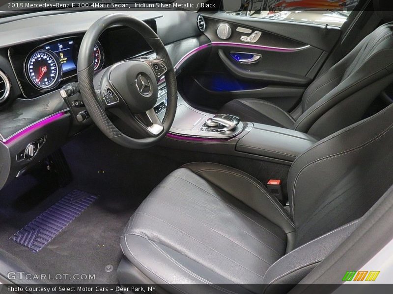 Iridium Silver Metallic / Black 2018 Mercedes-Benz E 300 4Matic Sedan