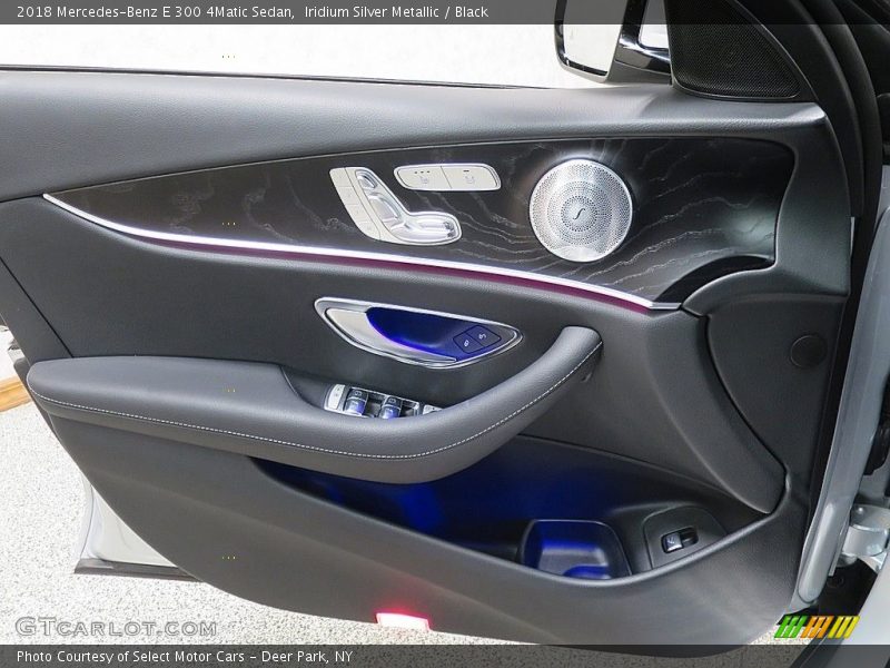 Iridium Silver Metallic / Black 2018 Mercedes-Benz E 300 4Matic Sedan
