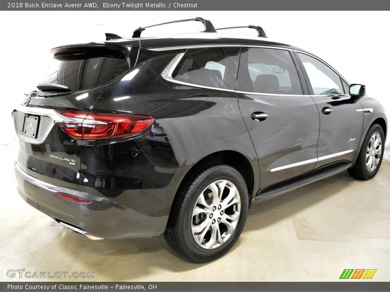 Ebony Twilight Metallic / Chestnut 2018 Buick Enclave Avenir AWD