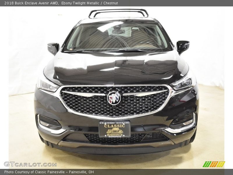 Ebony Twilight Metallic / Chestnut 2018 Buick Enclave Avenir AWD