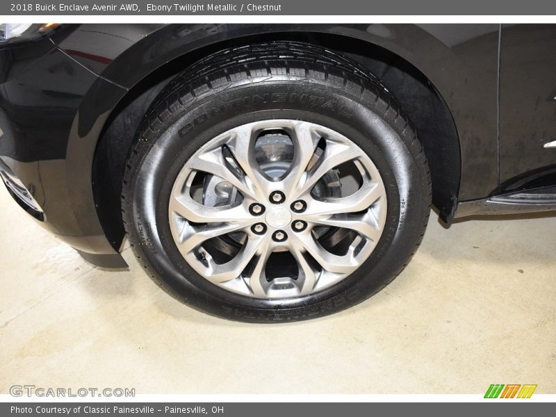 Ebony Twilight Metallic / Chestnut 2018 Buick Enclave Avenir AWD