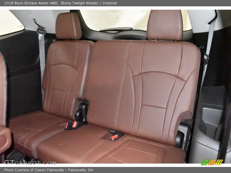 Ebony Twilight Metallic / Chestnut 2018 Buick Enclave Avenir AWD