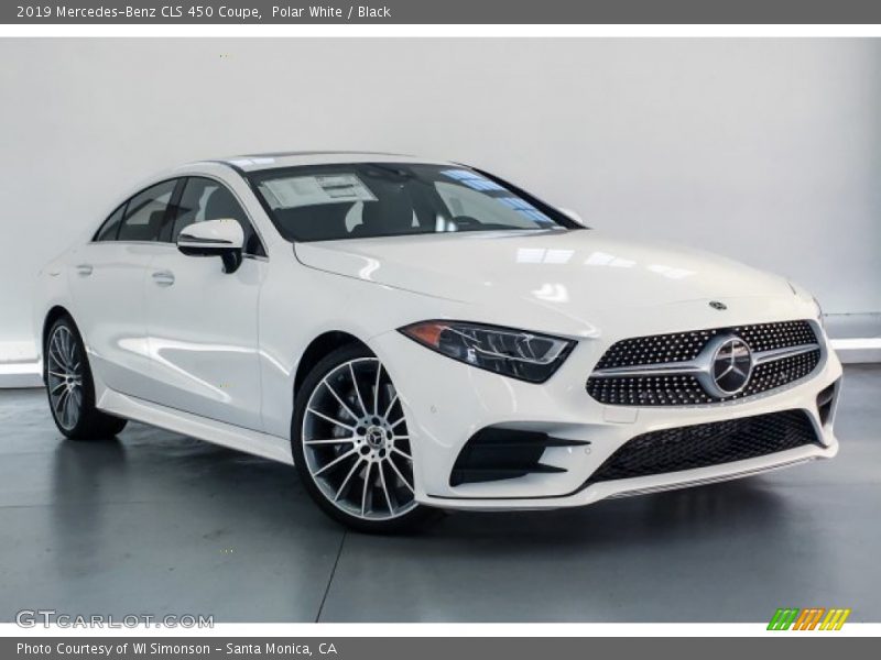 Polar White / Black 2019 Mercedes-Benz CLS 450 Coupe