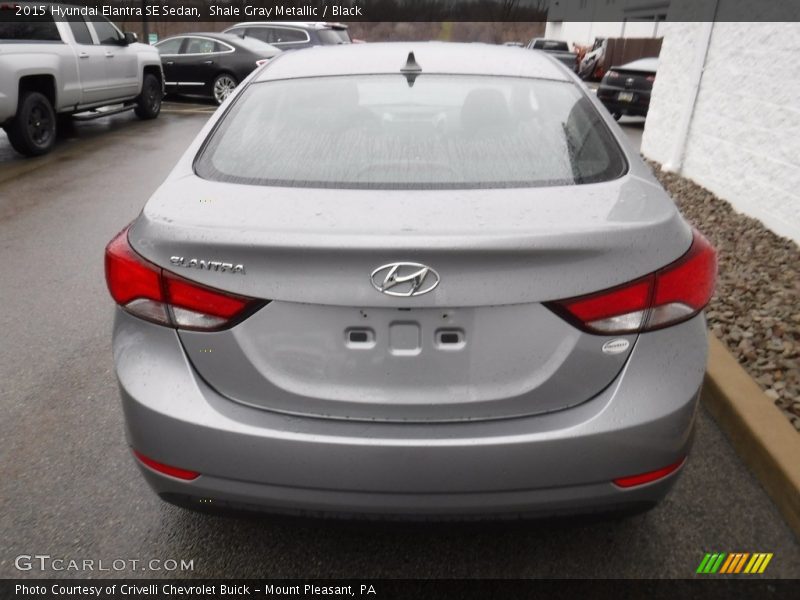 Shale Gray Metallic / Black 2015 Hyundai Elantra SE Sedan