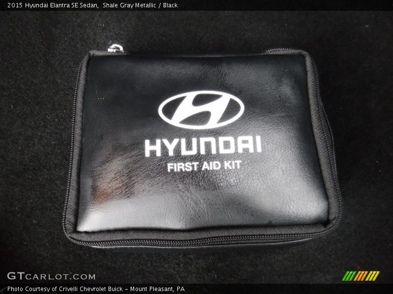 Shale Gray Metallic / Black 2015 Hyundai Elantra SE Sedan