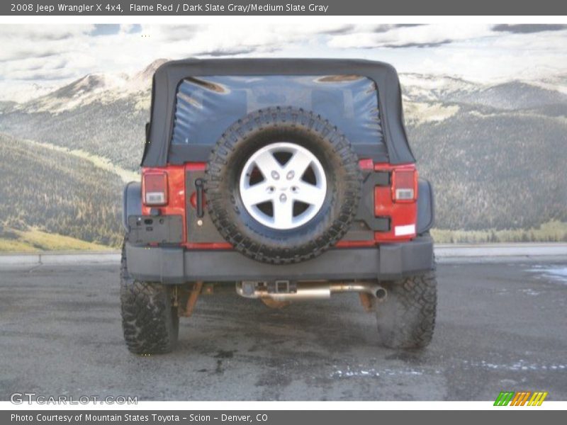 Flame Red / Dark Slate Gray/Medium Slate Gray 2008 Jeep Wrangler X 4x4