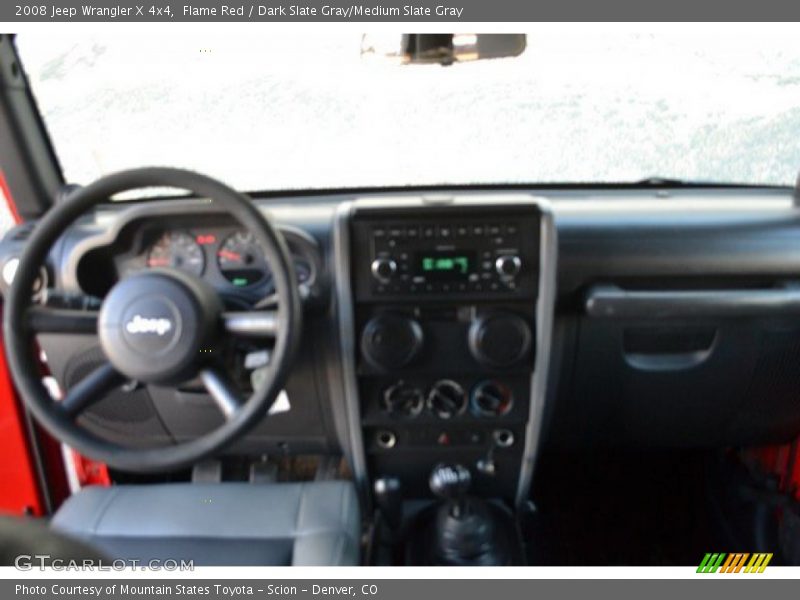 Flame Red / Dark Slate Gray/Medium Slate Gray 2008 Jeep Wrangler X 4x4