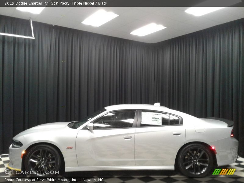 Triple Nickel / Black 2019 Dodge Charger R/T Scat Pack