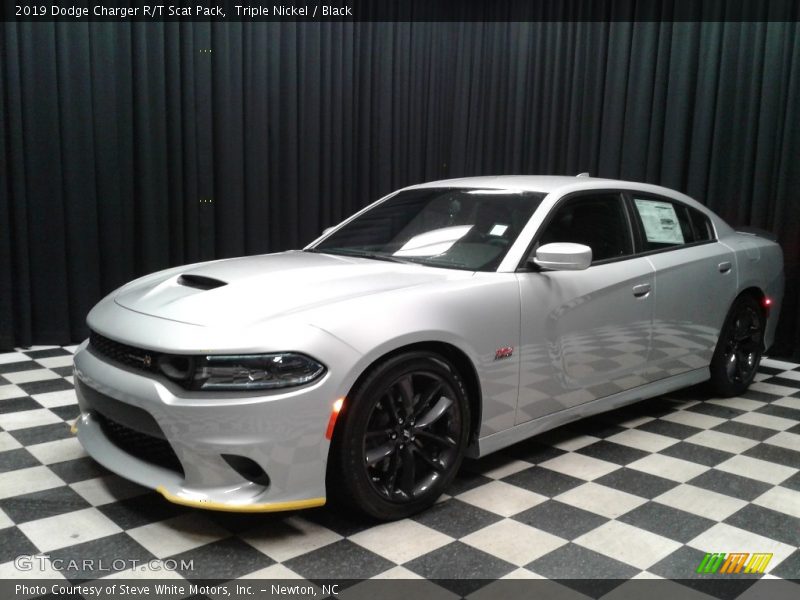 Triple Nickel / Black 2019 Dodge Charger R/T Scat Pack