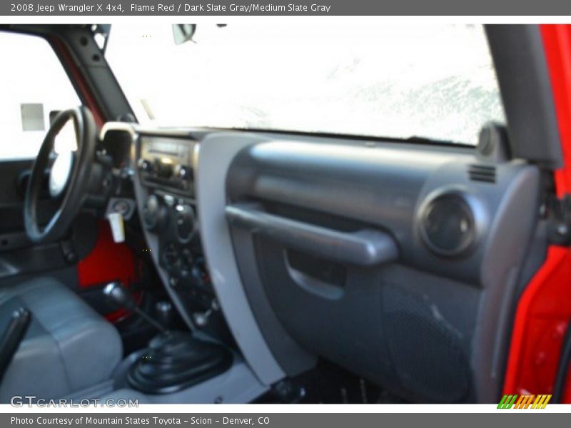 Flame Red / Dark Slate Gray/Medium Slate Gray 2008 Jeep Wrangler X 4x4