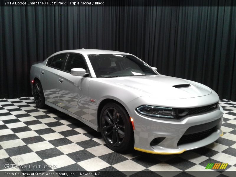 Triple Nickel / Black 2019 Dodge Charger R/T Scat Pack