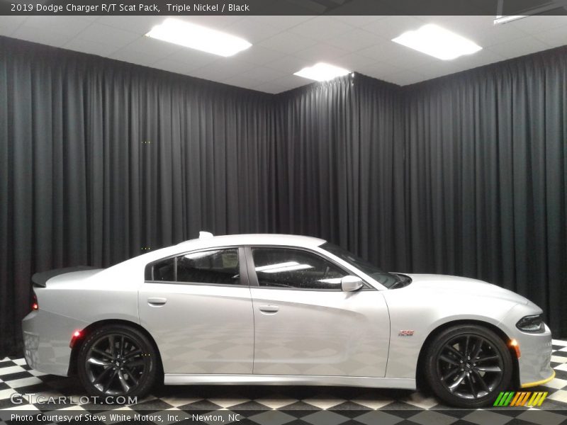 Triple Nickel / Black 2019 Dodge Charger R/T Scat Pack