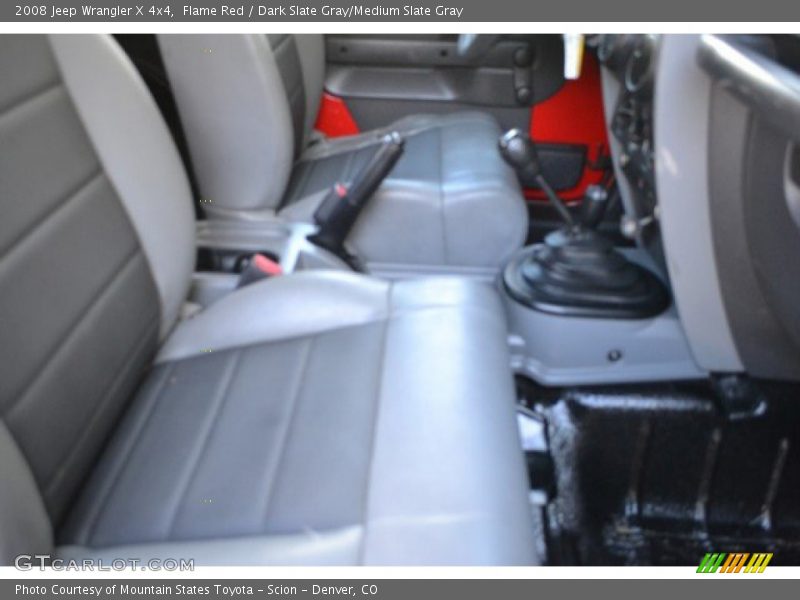 Flame Red / Dark Slate Gray/Medium Slate Gray 2008 Jeep Wrangler X 4x4