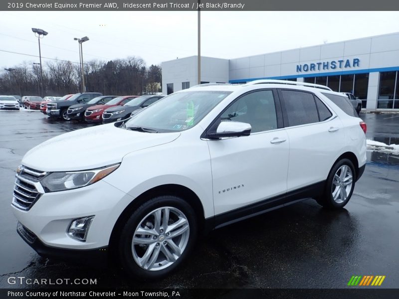 Iridescent Pearl Tricoat / Jet Black/Brandy 2019 Chevrolet Equinox Premier AWD