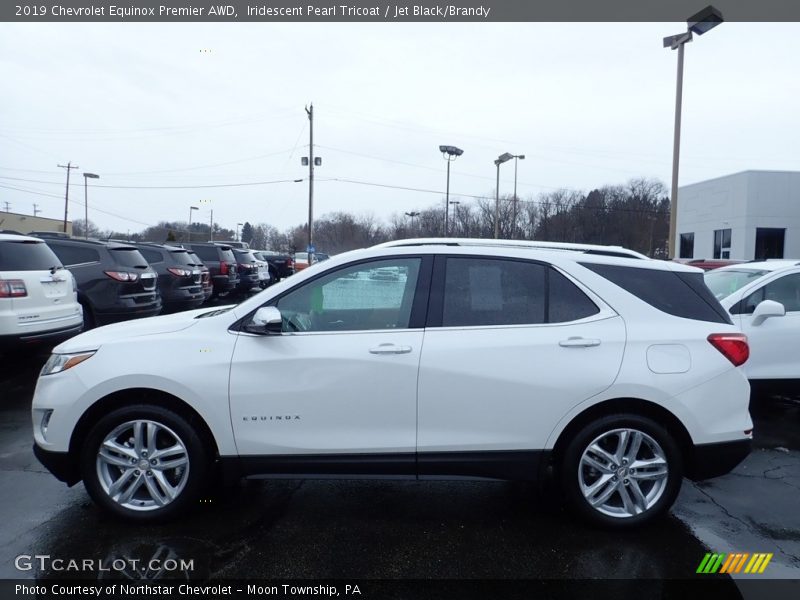 Iridescent Pearl Tricoat / Jet Black/Brandy 2019 Chevrolet Equinox Premier AWD