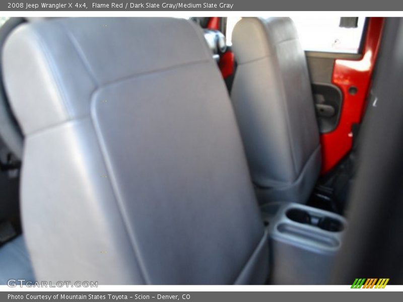 Flame Red / Dark Slate Gray/Medium Slate Gray 2008 Jeep Wrangler X 4x4