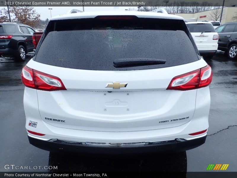 Iridescent Pearl Tricoat / Jet Black/Brandy 2019 Chevrolet Equinox Premier AWD