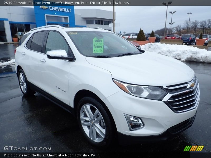 Iridescent Pearl Tricoat / Jet Black/Brandy 2019 Chevrolet Equinox Premier AWD