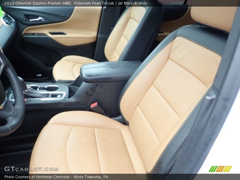 Iridescent Pearl Tricoat / Jet Black/Brandy 2019 Chevrolet Equinox Premier AWD