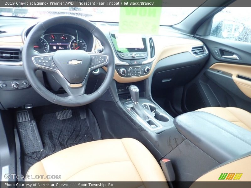 Iridescent Pearl Tricoat / Jet Black/Brandy 2019 Chevrolet Equinox Premier AWD