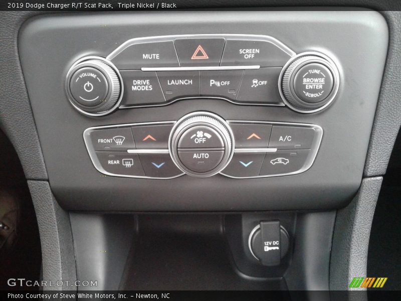 Triple Nickel / Black 2019 Dodge Charger R/T Scat Pack