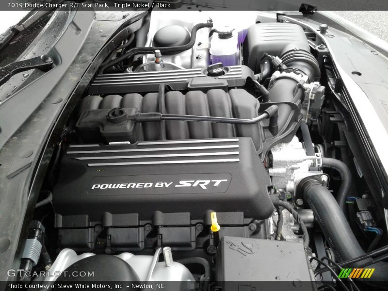 Triple Nickel / Black 2019 Dodge Charger R/T Scat Pack