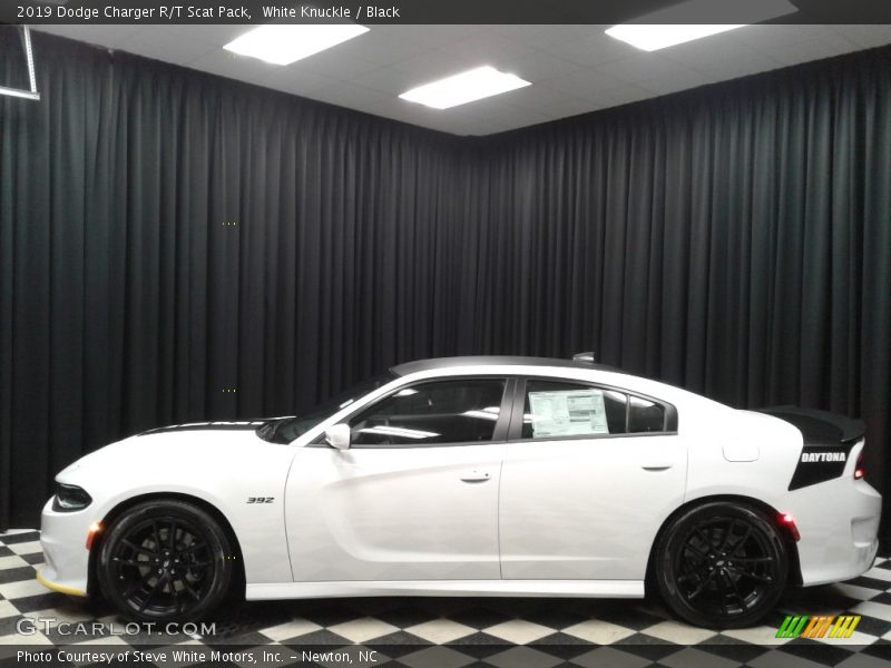 White Knuckle / Black 2019 Dodge Charger R/T Scat Pack