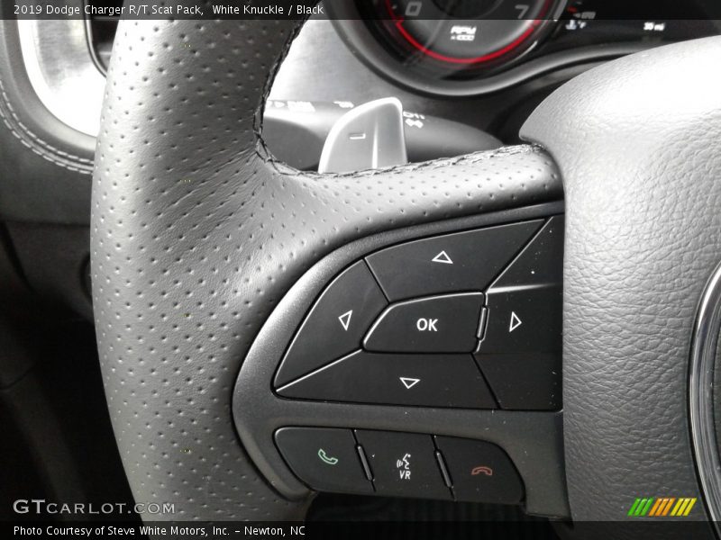 White Knuckle / Black 2019 Dodge Charger R/T Scat Pack