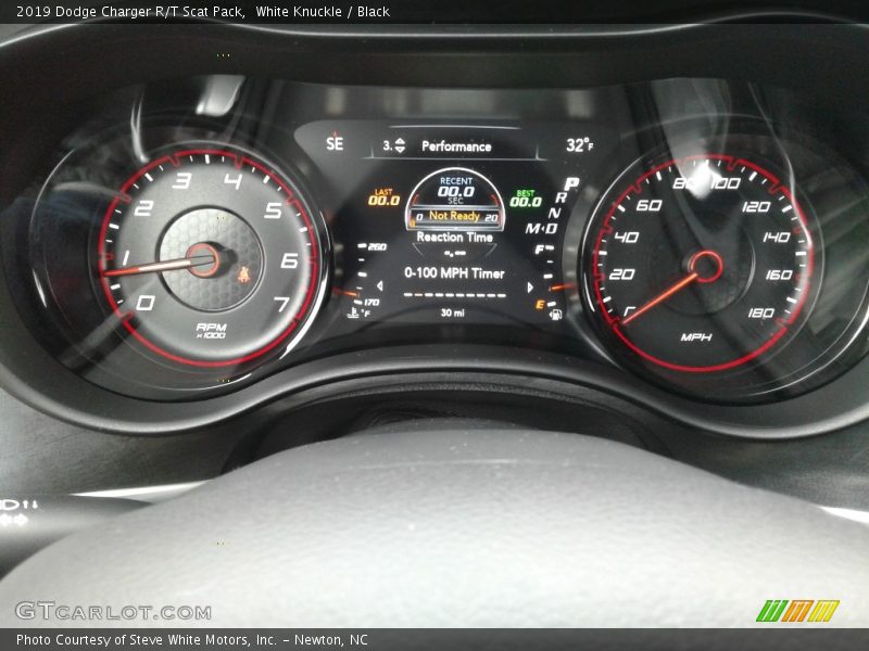 White Knuckle / Black 2019 Dodge Charger R/T Scat Pack