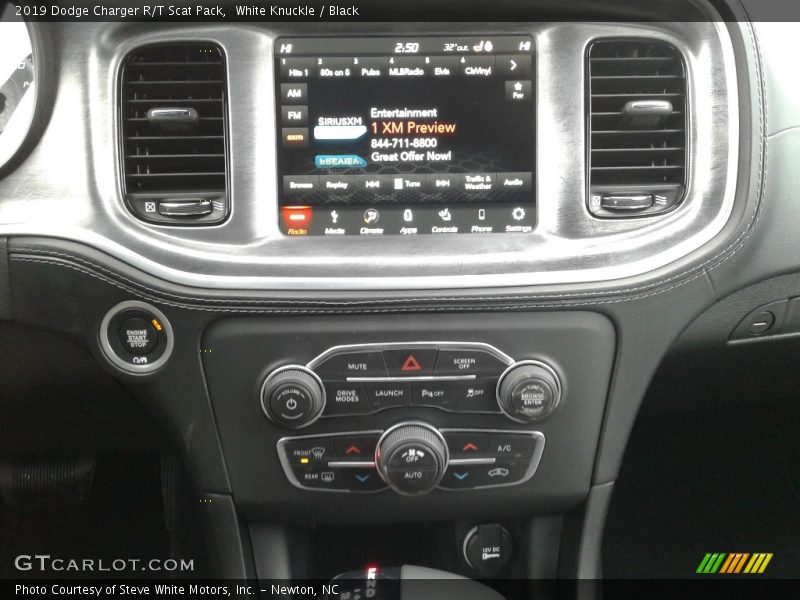 White Knuckle / Black 2019 Dodge Charger R/T Scat Pack