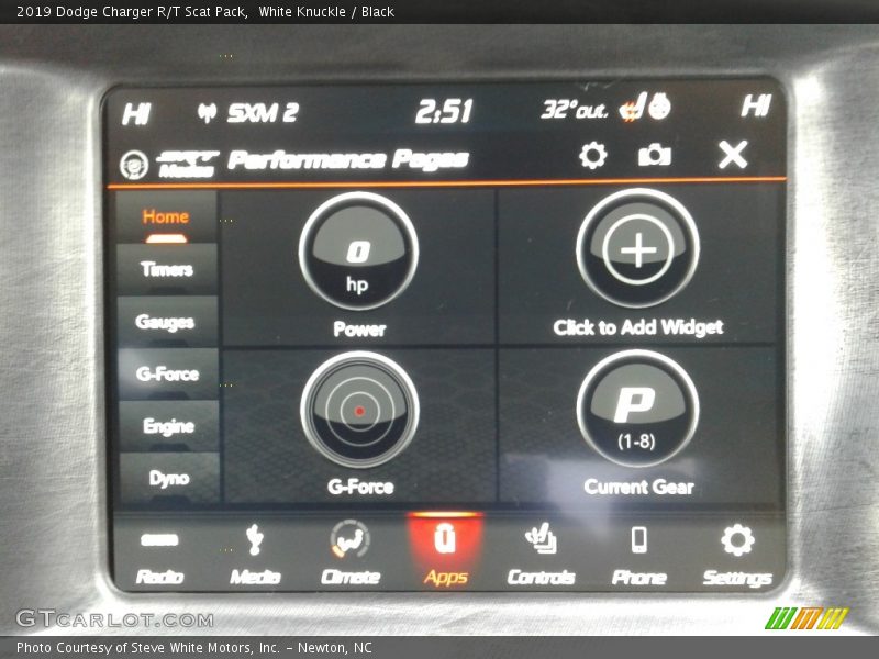 White Knuckle / Black 2019 Dodge Charger R/T Scat Pack