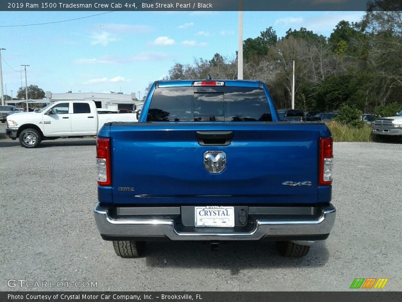 Blue Streak Pearl / Black 2019 Ram 1500 Tradesman Crew Cab 4x4