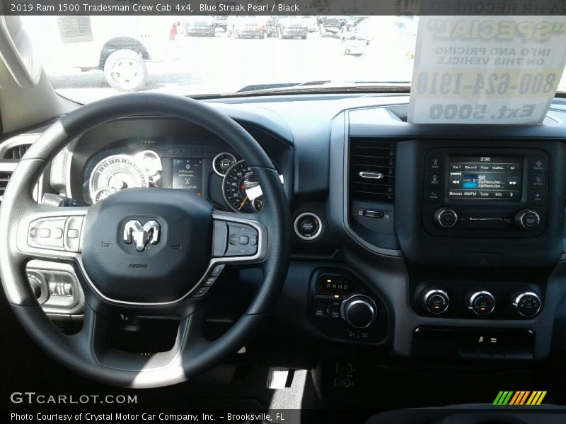 Blue Streak Pearl / Black 2019 Ram 1500 Tradesman Crew Cab 4x4