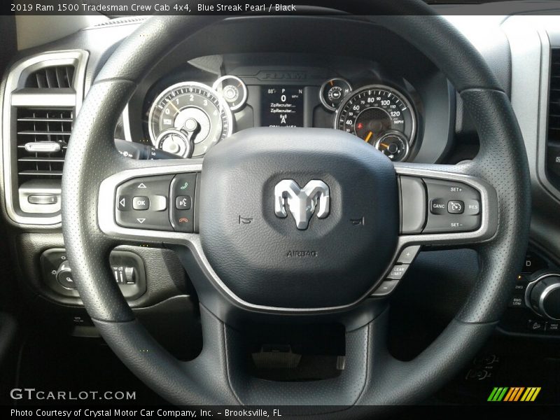 Blue Streak Pearl / Black 2019 Ram 1500 Tradesman Crew Cab 4x4