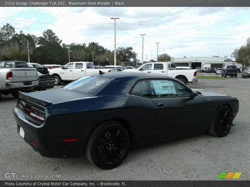Maximum Steel Metallic / Black 2019 Dodge Challenger T/A 392
