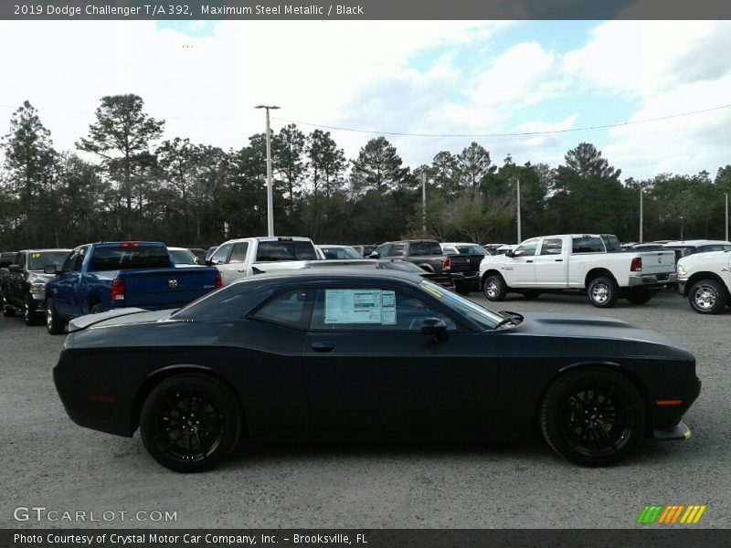 Maximum Steel Metallic / Black 2019 Dodge Challenger T/A 392
