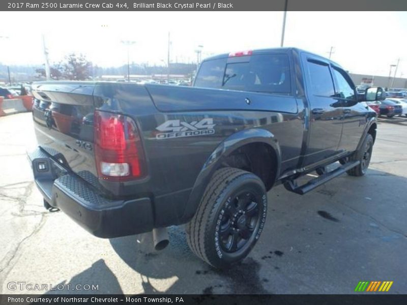 Brilliant Black Crystal Pearl / Black 2017 Ram 2500 Laramie Crew Cab 4x4