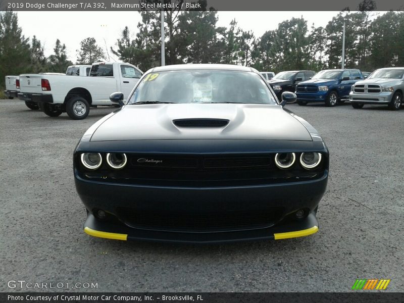 Maximum Steel Metallic / Black 2019 Dodge Challenger T/A 392