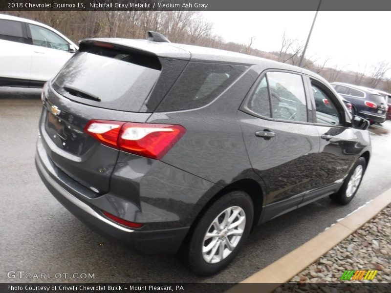 Nightfall Gray Metallic / Medium Ash Gray 2018 Chevrolet Equinox LS