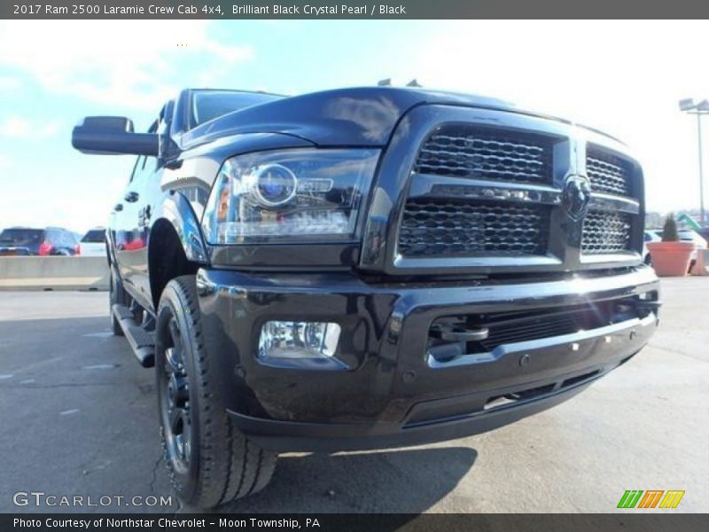 Brilliant Black Crystal Pearl / Black 2017 Ram 2500 Laramie Crew Cab 4x4