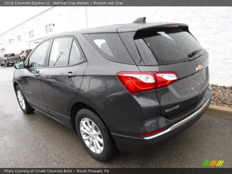 Nightfall Gray Metallic / Medium Ash Gray 2018 Chevrolet Equinox LS