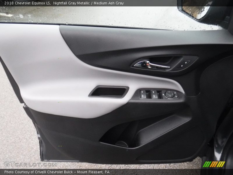 Nightfall Gray Metallic / Medium Ash Gray 2018 Chevrolet Equinox LS