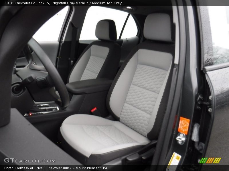 Nightfall Gray Metallic / Medium Ash Gray 2018 Chevrolet Equinox LS