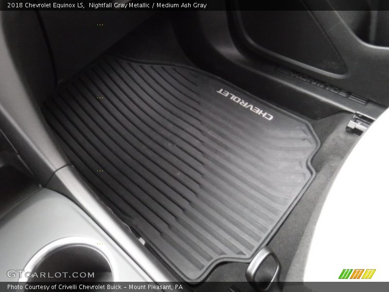Nightfall Gray Metallic / Medium Ash Gray 2018 Chevrolet Equinox LS