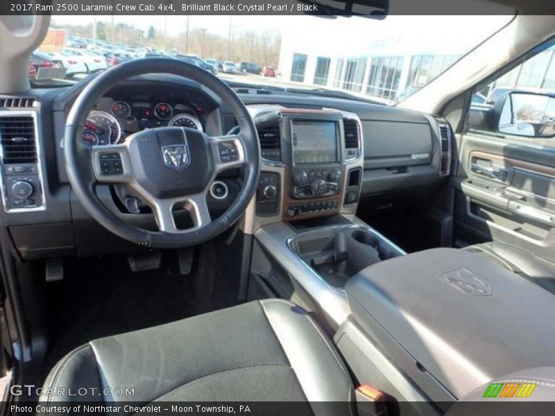 Brilliant Black Crystal Pearl / Black 2017 Ram 2500 Laramie Crew Cab 4x4